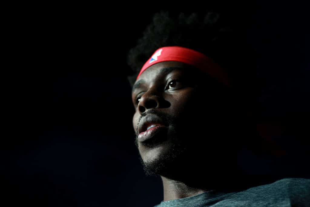 Jrue Holiday of the New Orleans Pelicans
