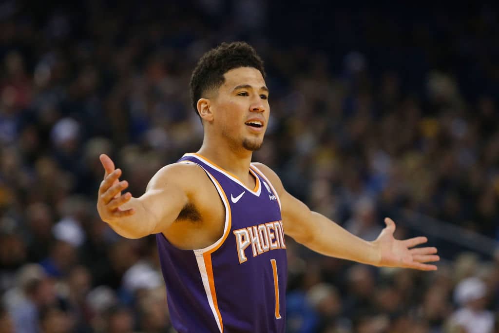 Devin Booker of the Phoenix Suns