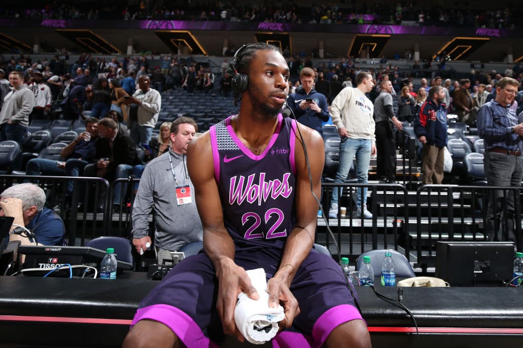 Andrew Wiggins of the Minnesota Timberwolves