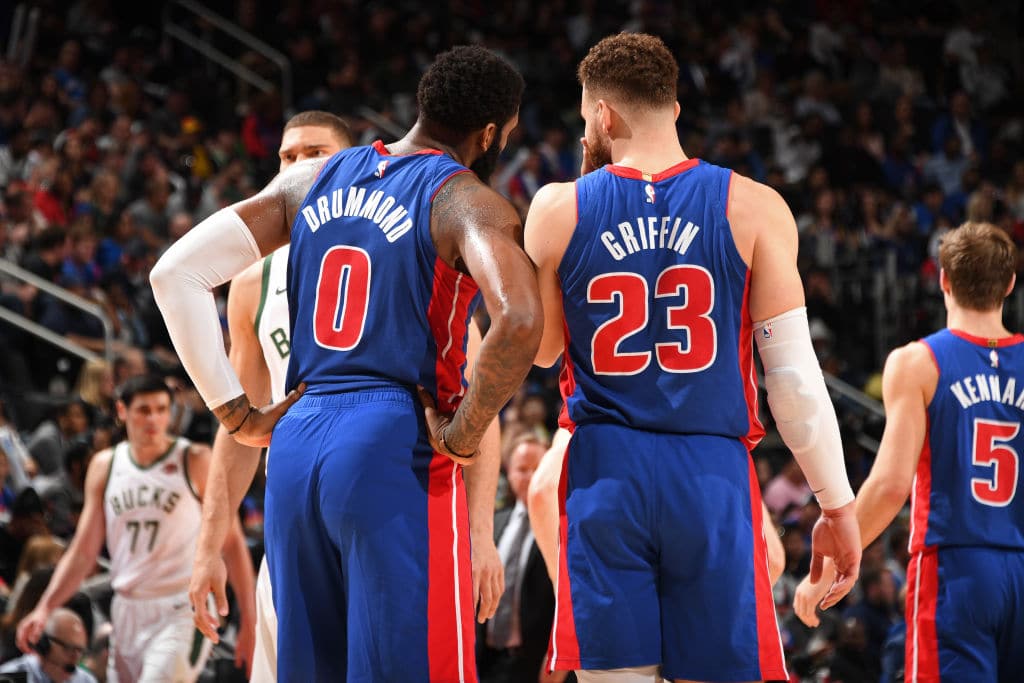 Andre Drummond, Blake Griffin of the Detroit Pistons