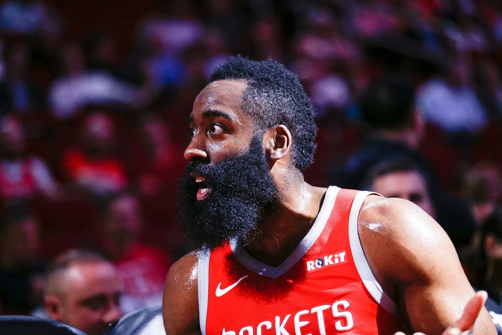 James Harden of the Houston Rockets
