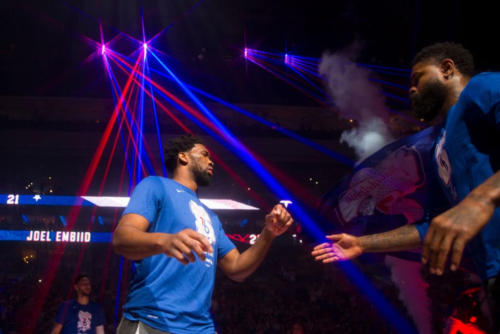 Joel Embiid of the Philadelphia 76ers