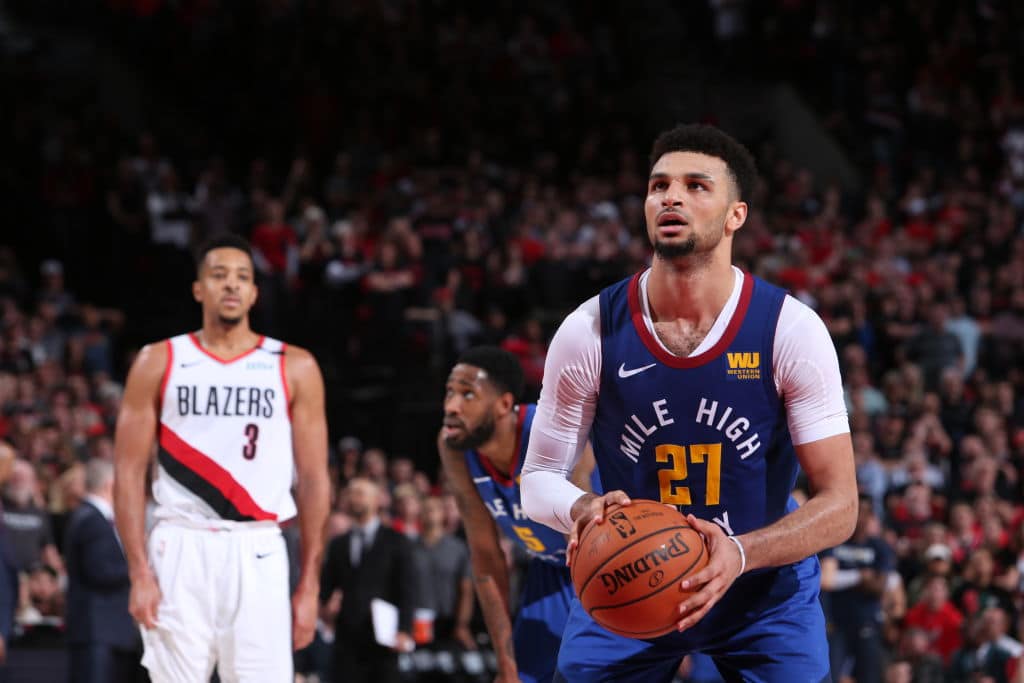 Jamal Murray of the Denver Nuggets
