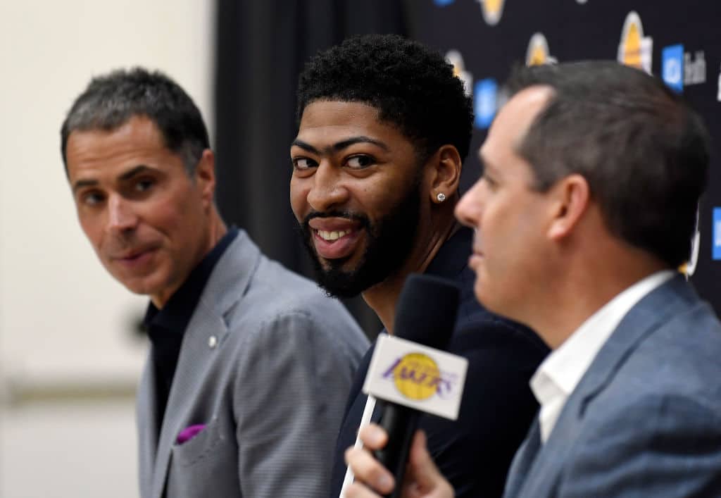 Anthony Davis of the Los Angeles Lakers