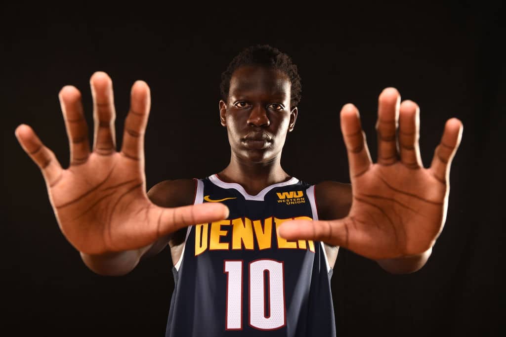 Bol Bol of the Denver Nuggets
