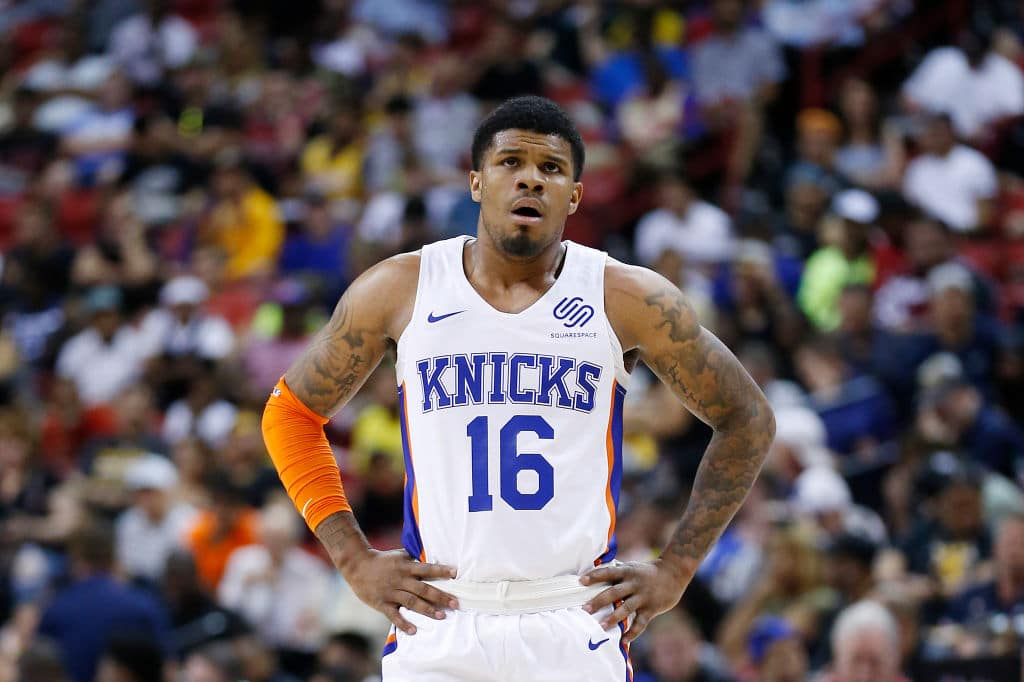 Lamar Peters of the New York Knicks