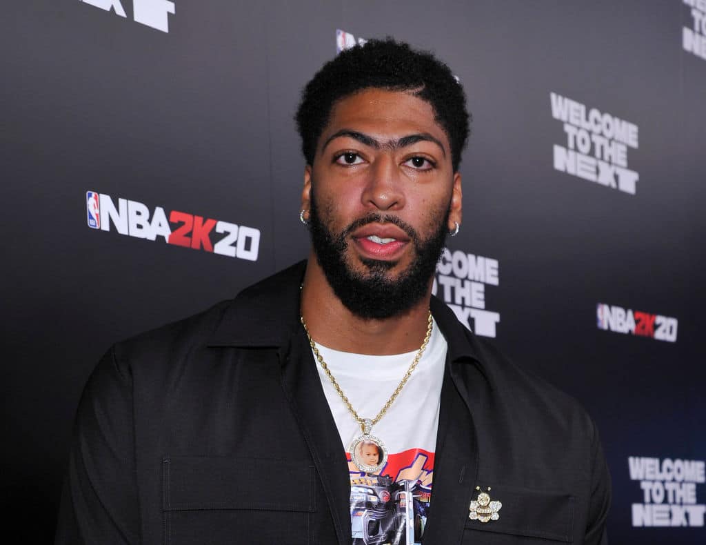 Anthony Davis at a 2K event