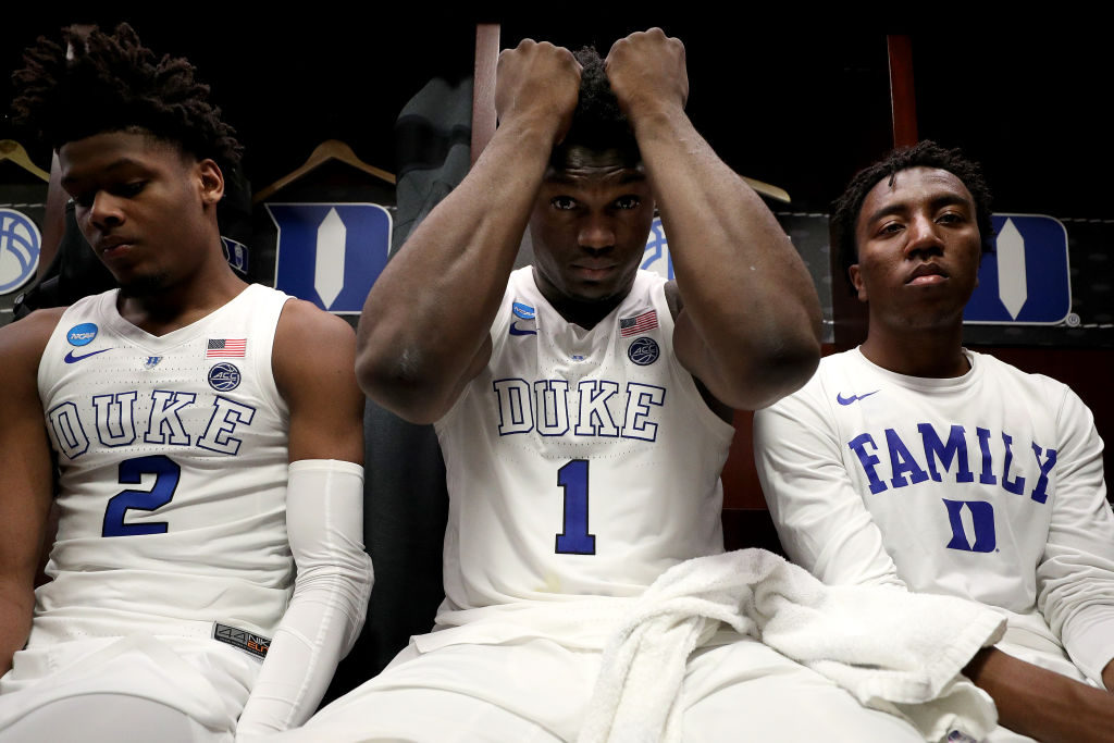 Zion Williamson of the Duke Blue Devils