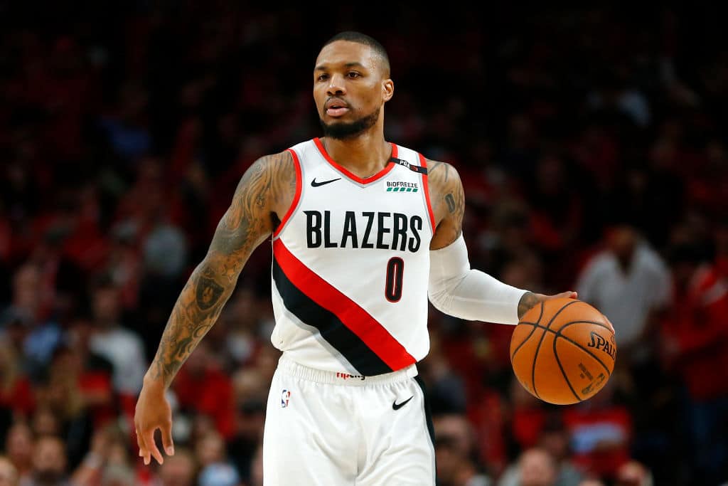 Damian Lillard of the Portland Trail Blazers