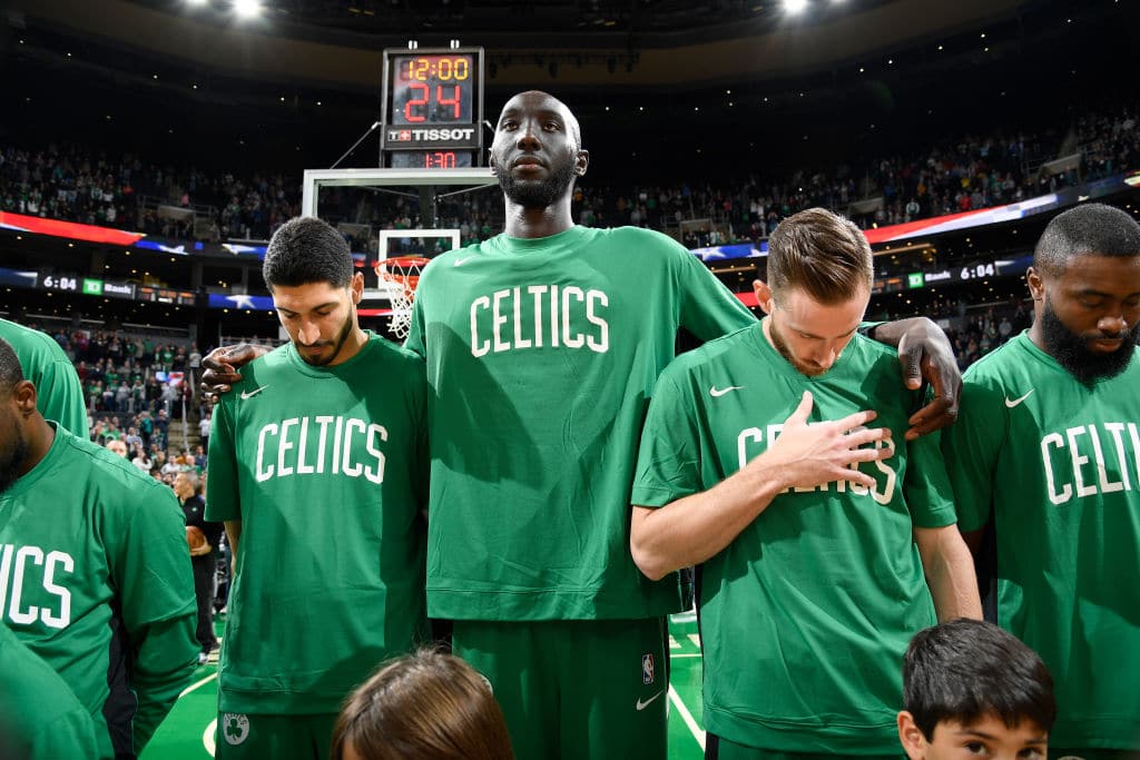 Tacko Fall of the Boston Celtics