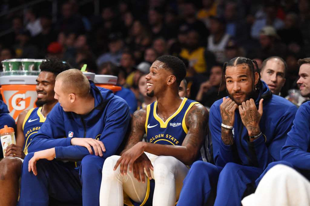 Alfonzo McKinnie of the Golden State Warriors