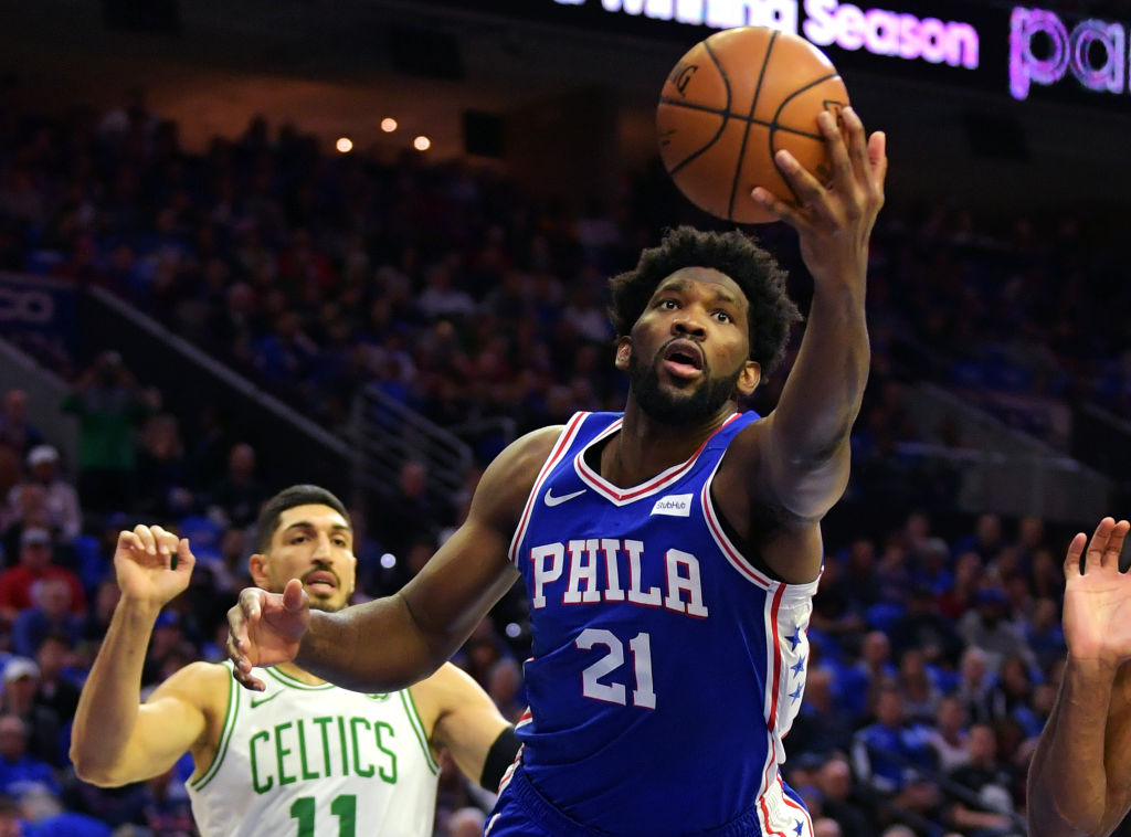 Joel Embiid of the Philadelphia 76ers