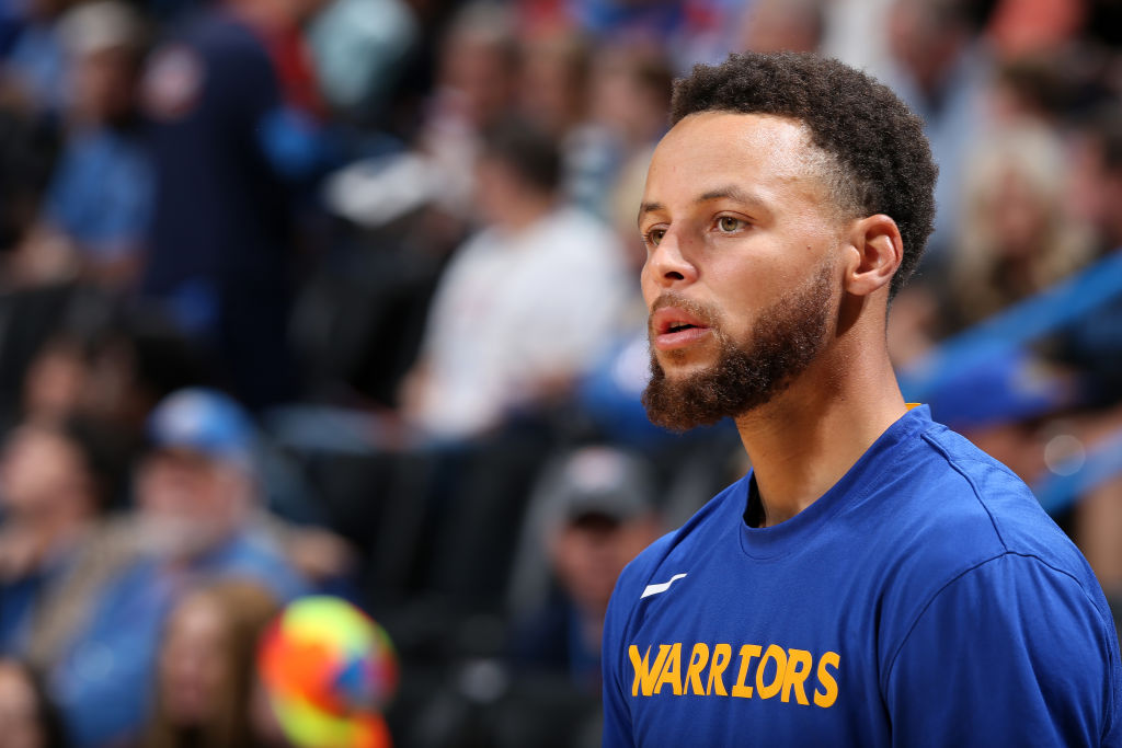 Stephen Curry of the Golden State Warriors