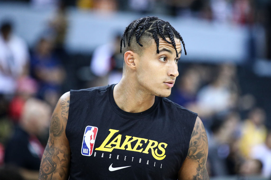 Kyle Kuzma of the Los Angeles Lakers