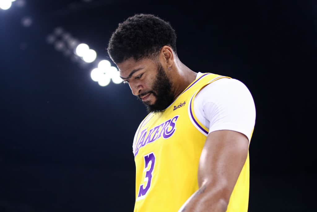 Anthony Davis of the Los Angeles Lakers