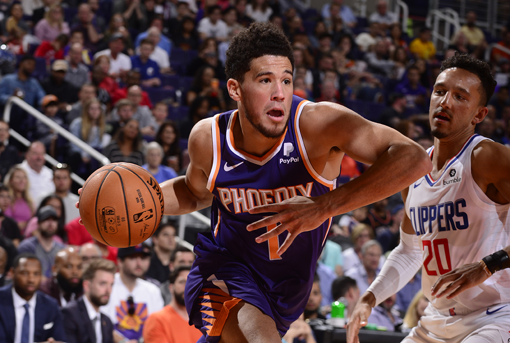 devin booker suns clippers post up