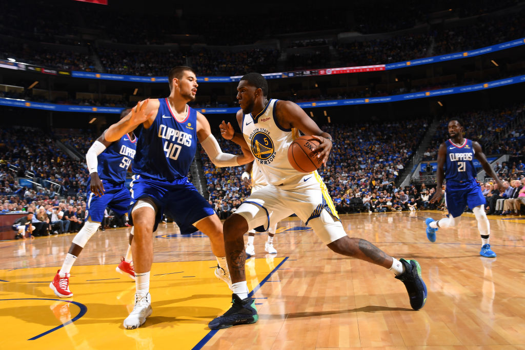 Kevon Looney of the Golden State Warriors