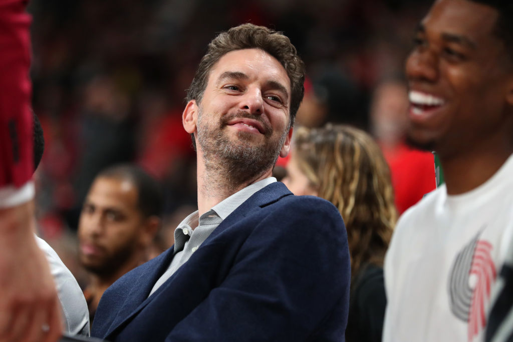 Pau Gasol of the Portland Trail Blazers