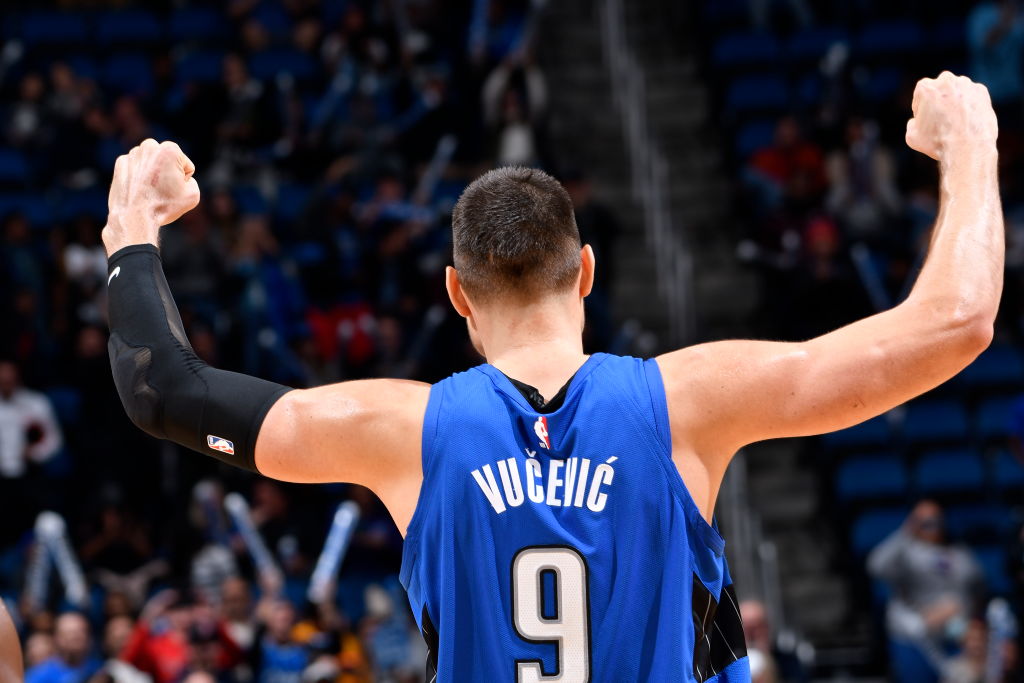 Nikola Vucevic of the Orlando Magic