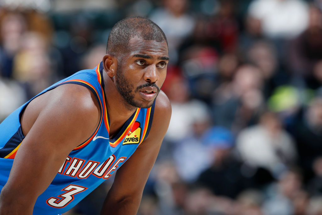 Chris Paul of the Oklahoma City Thunder