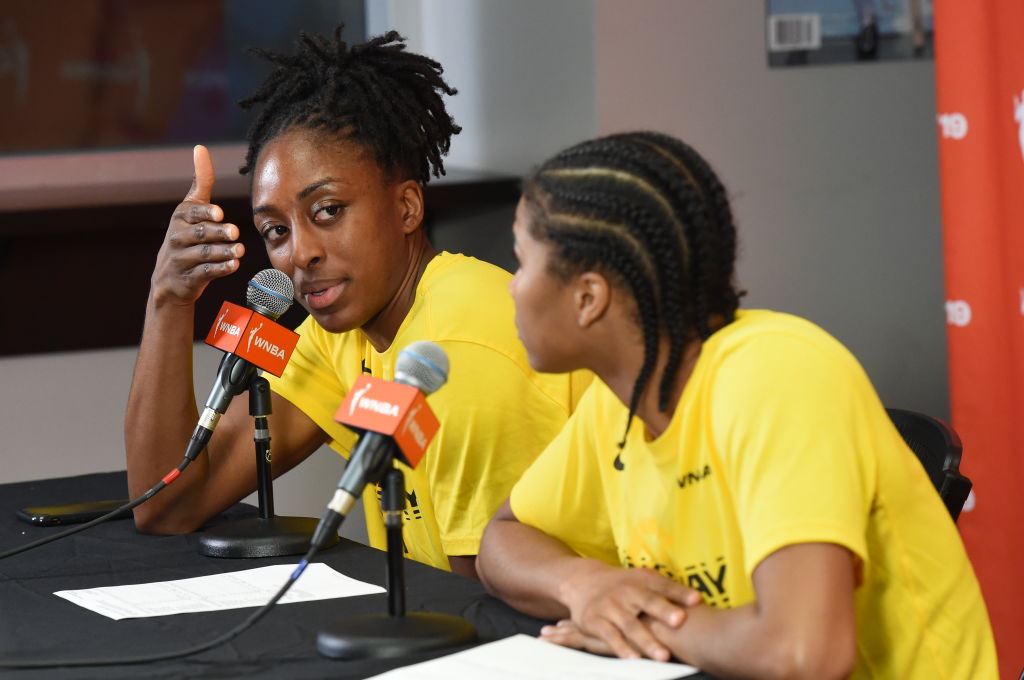 Nneka Ogwumike of the Los Angeles Sparks