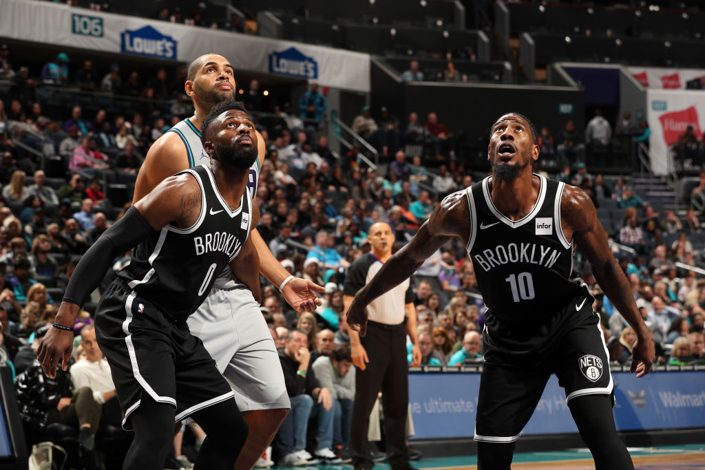 Iman Shumpert, David Nwaba of the Brooklyn Nets