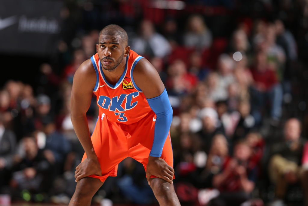 Chris Paul of the Oklahoma City Thunder