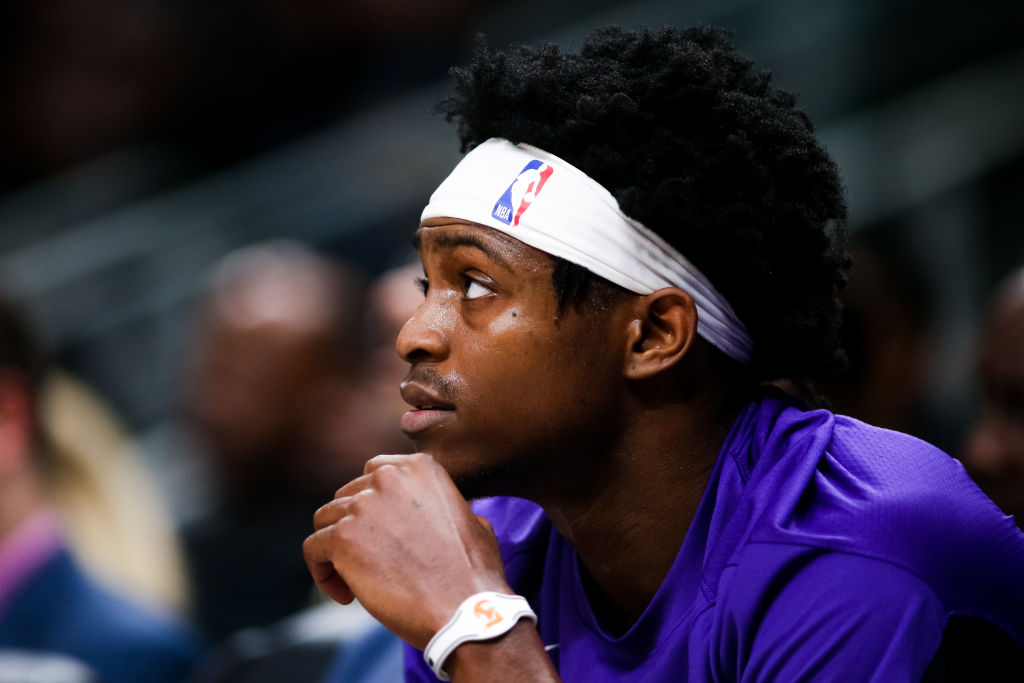 De'Aaron Fox of the Sacramento Kings