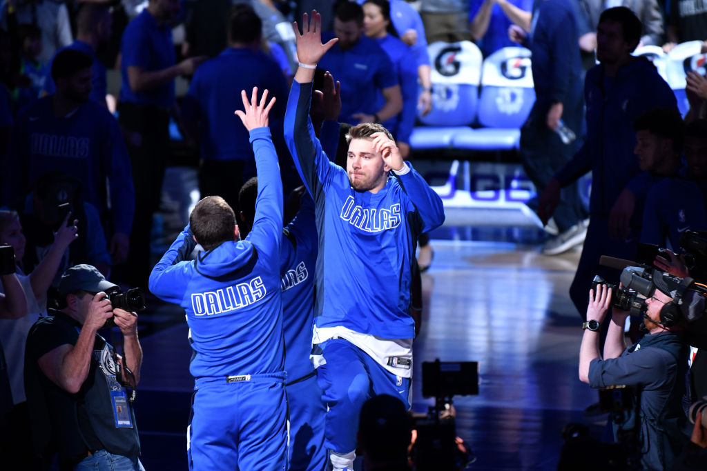 Luka Doncic of the Dallas Mavericks