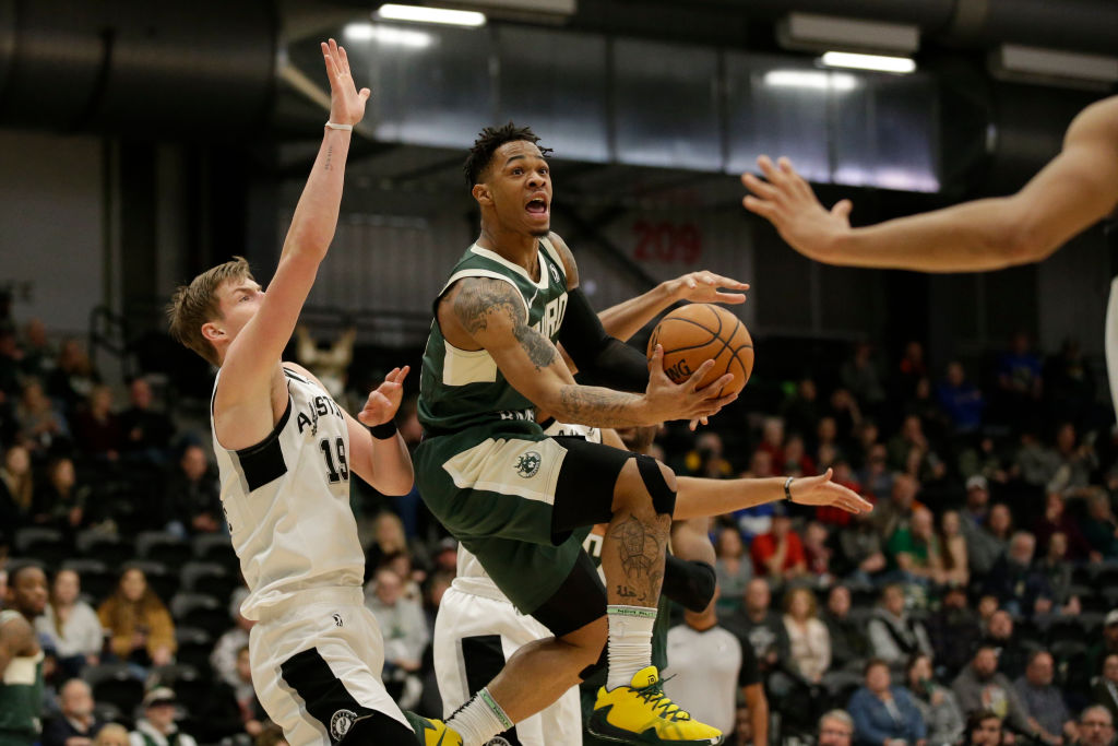 Rayjon Tucker of the Wisconsin Herd