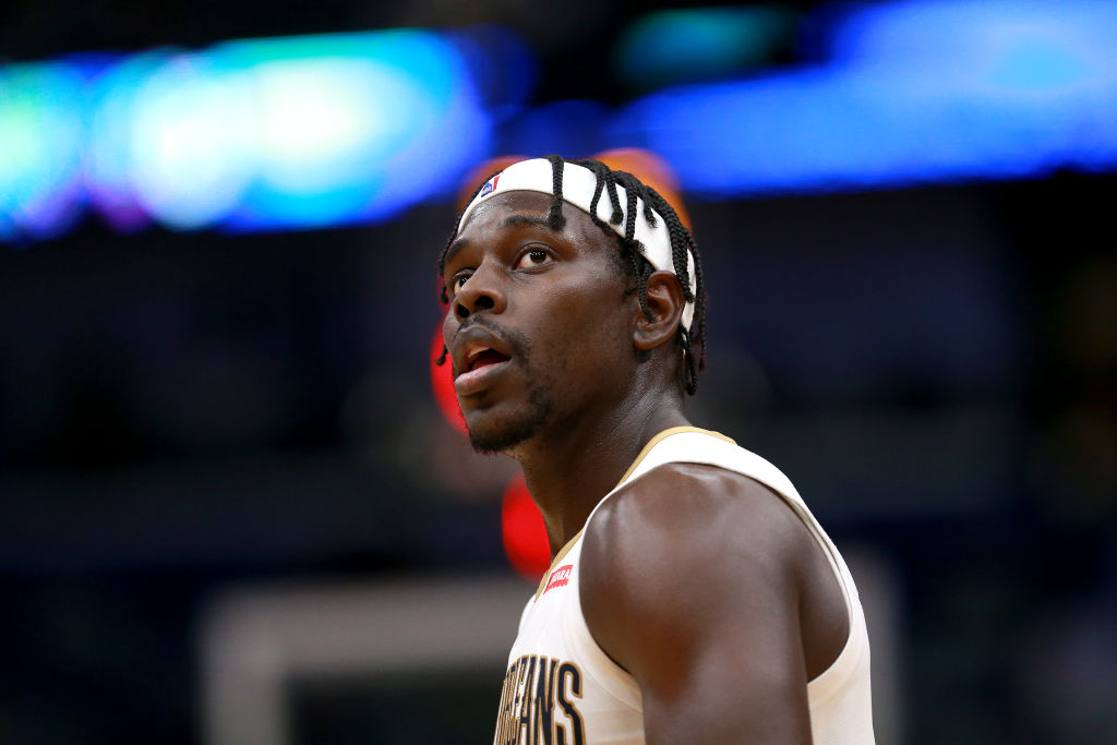 Jrue Holiday of the New Orleans Pelicans