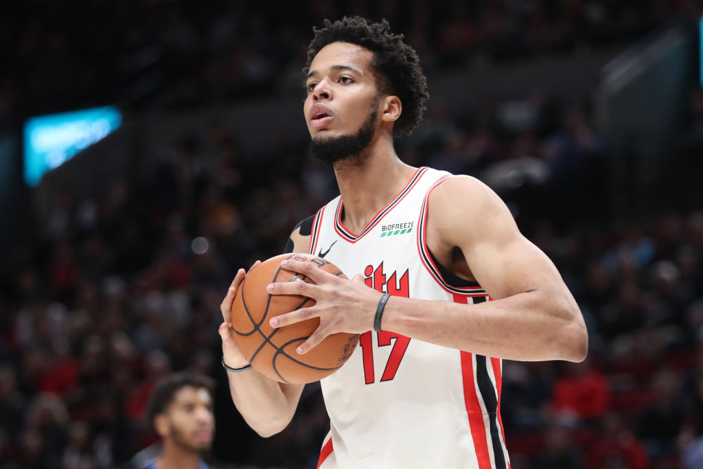 Skal Labissiere of the Portland Trail Blazers