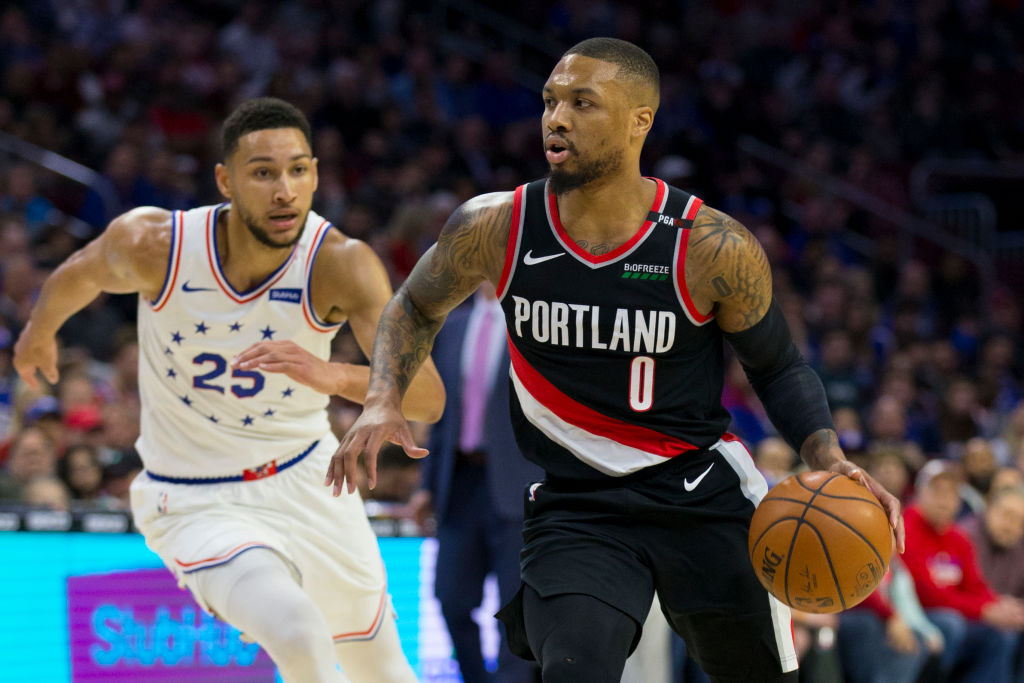 Damian Lillard of the Portland Trail Blazers