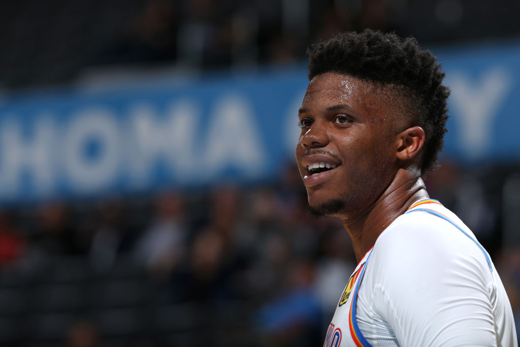 Justin Patton of the Oklahoma City Thunder