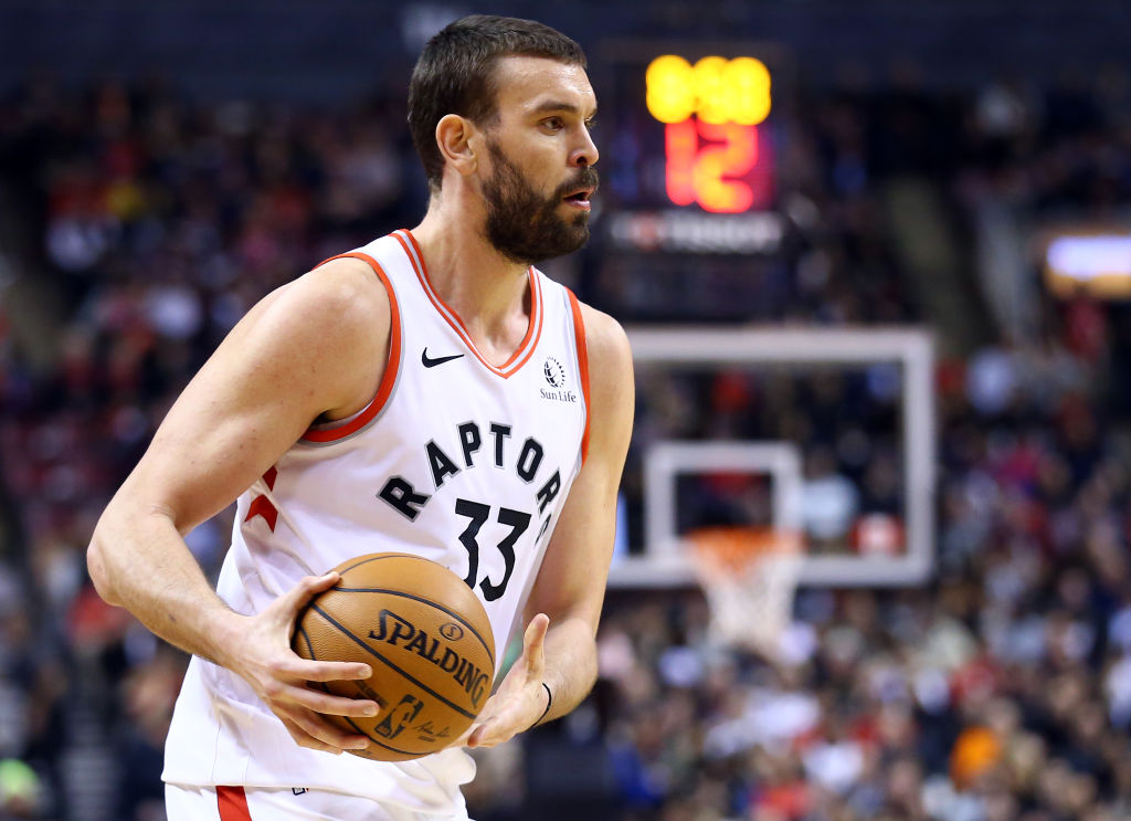 Marc Gasol of the Toronto Raptors