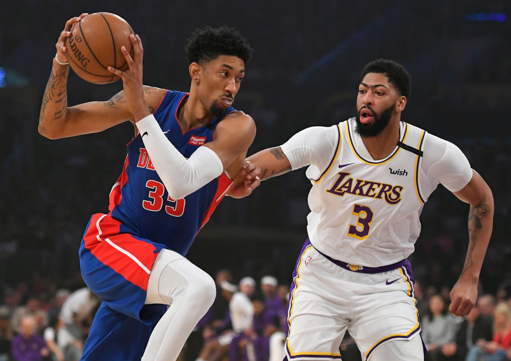 Christian Wood of the Detroit Pistons