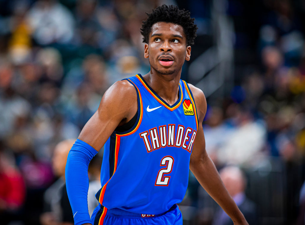 Shai Gilgeous-Alexander of the Oklahoma City Thunder