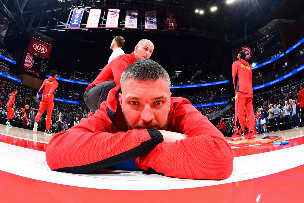 Chandler Parsons of the Atlanta Hawks