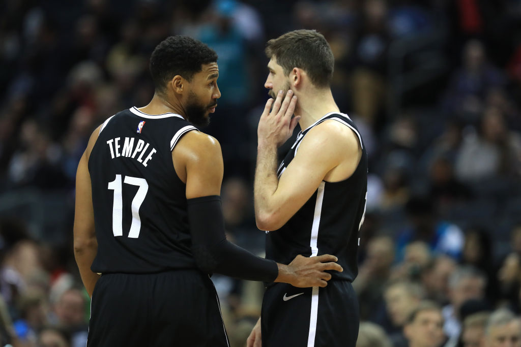 Garrett Temple, Joe Harris of the Brooklyn Nets