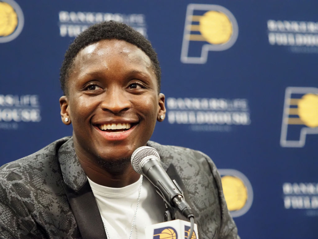 Victor Oladipo of the Indiana Pacers
