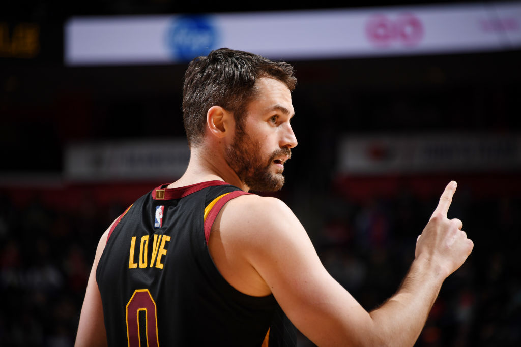 Kevin Love of the Cleveland Cavaliers