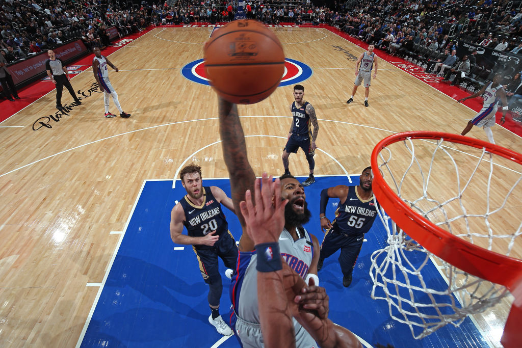 Andre Drummond of the Detroit Pistons
