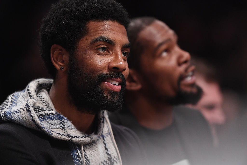 Kyrie Irving of the Brooklyn Nets