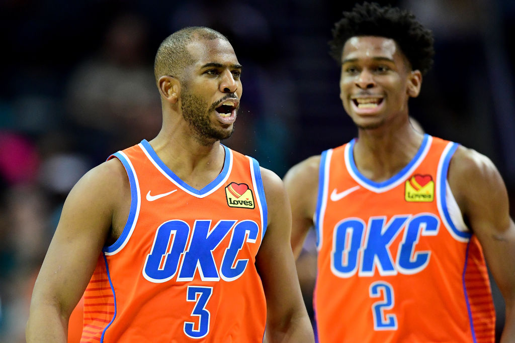 Chris Paul of the Oklahoma City Thunder