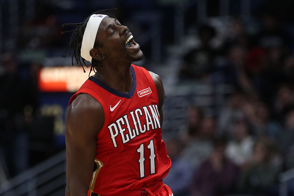 Jrue Holiday of the New Orleans Pelicans