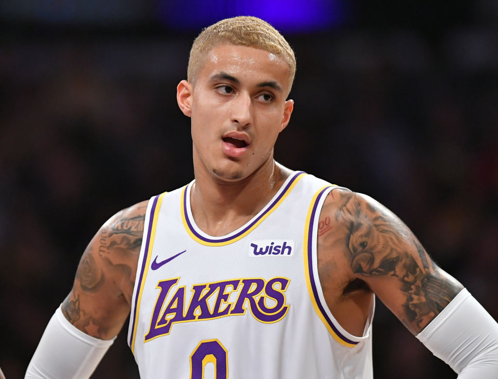 Kyle Kuzma of the Los Angeles Lakers