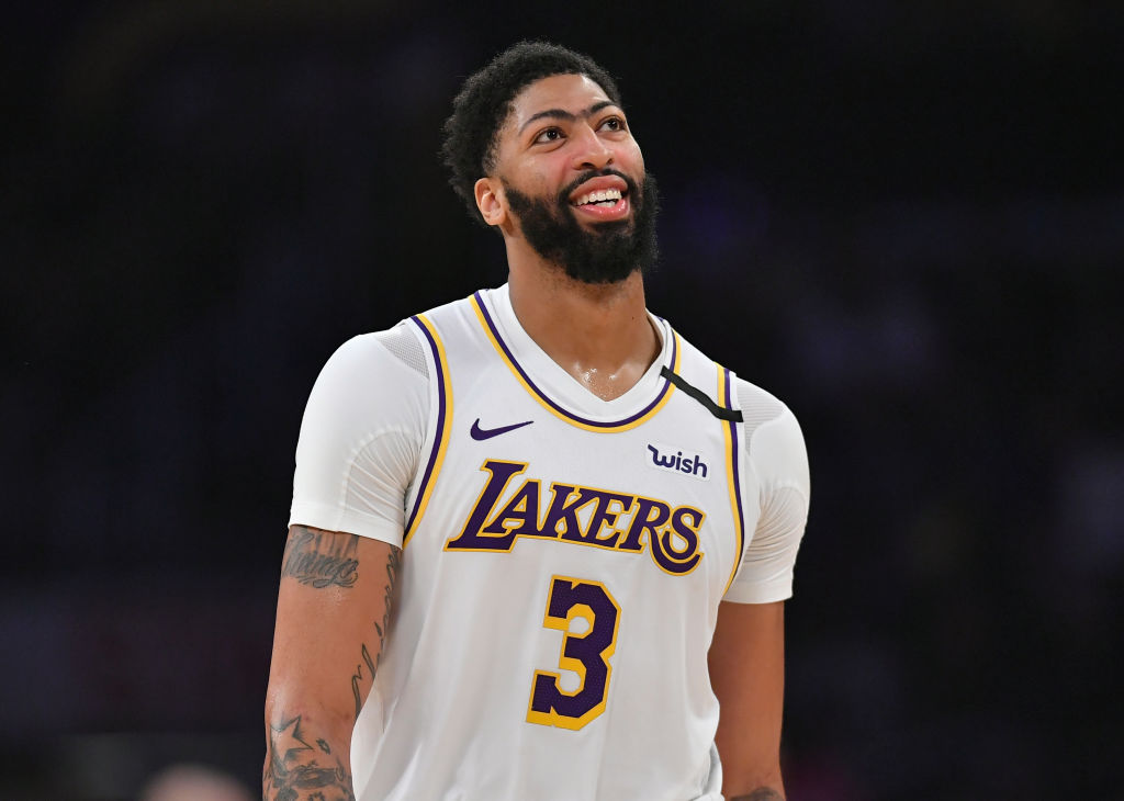 Anthony Davis of the Los Angeles Lakers