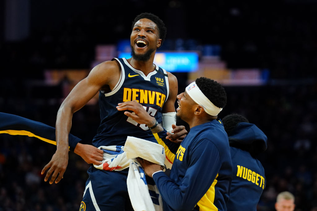 Malik Beasley of the Denver Nuggets