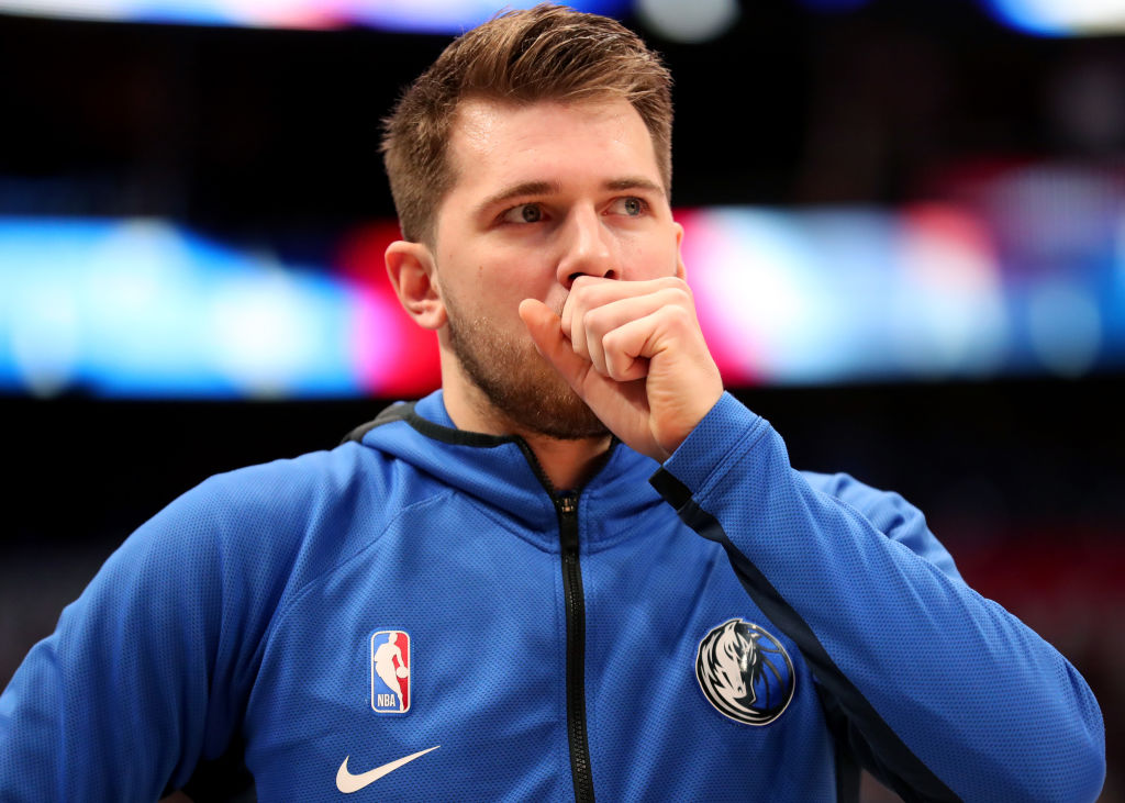 Luka Doncic of the Dallas Mavericks