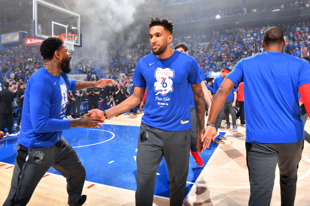 Jonah Bolden of the Philadelphia 76ers